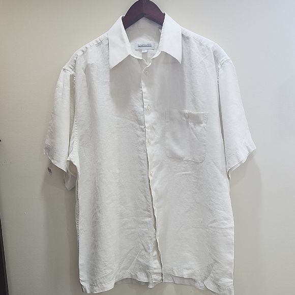 Joseph & Feiss Other - Joseph & Feiss 100 % Linen  Cream Casual Button Down Shirt